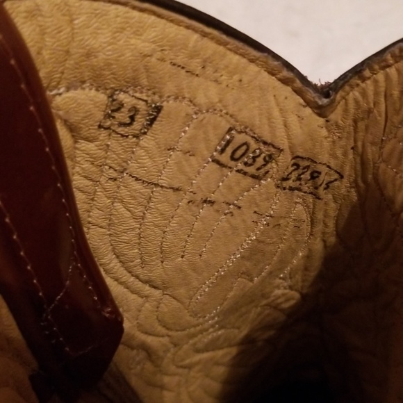 CABORCA Tan Brown Leather Festival Cowgirl Beyonce Boots 6 - Picture 5 of 5